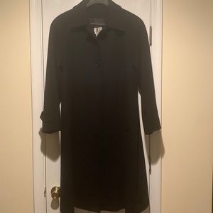 Black wool coat